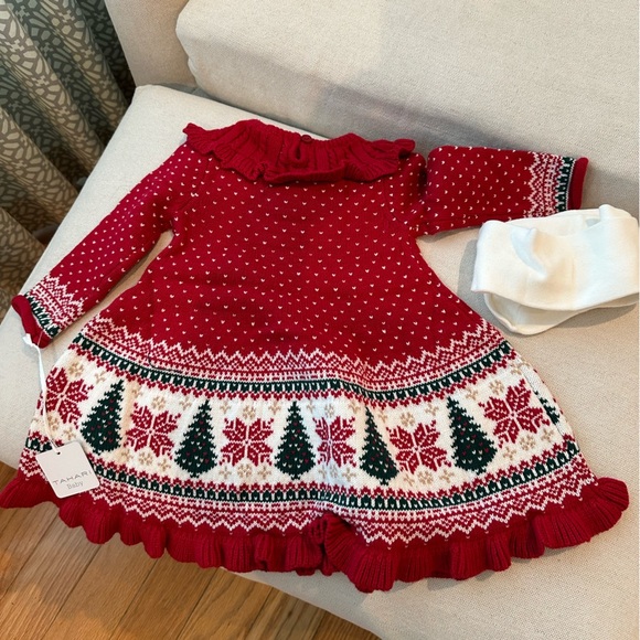 Festive Red and White Kids Matching Set - Picture 5 of 5